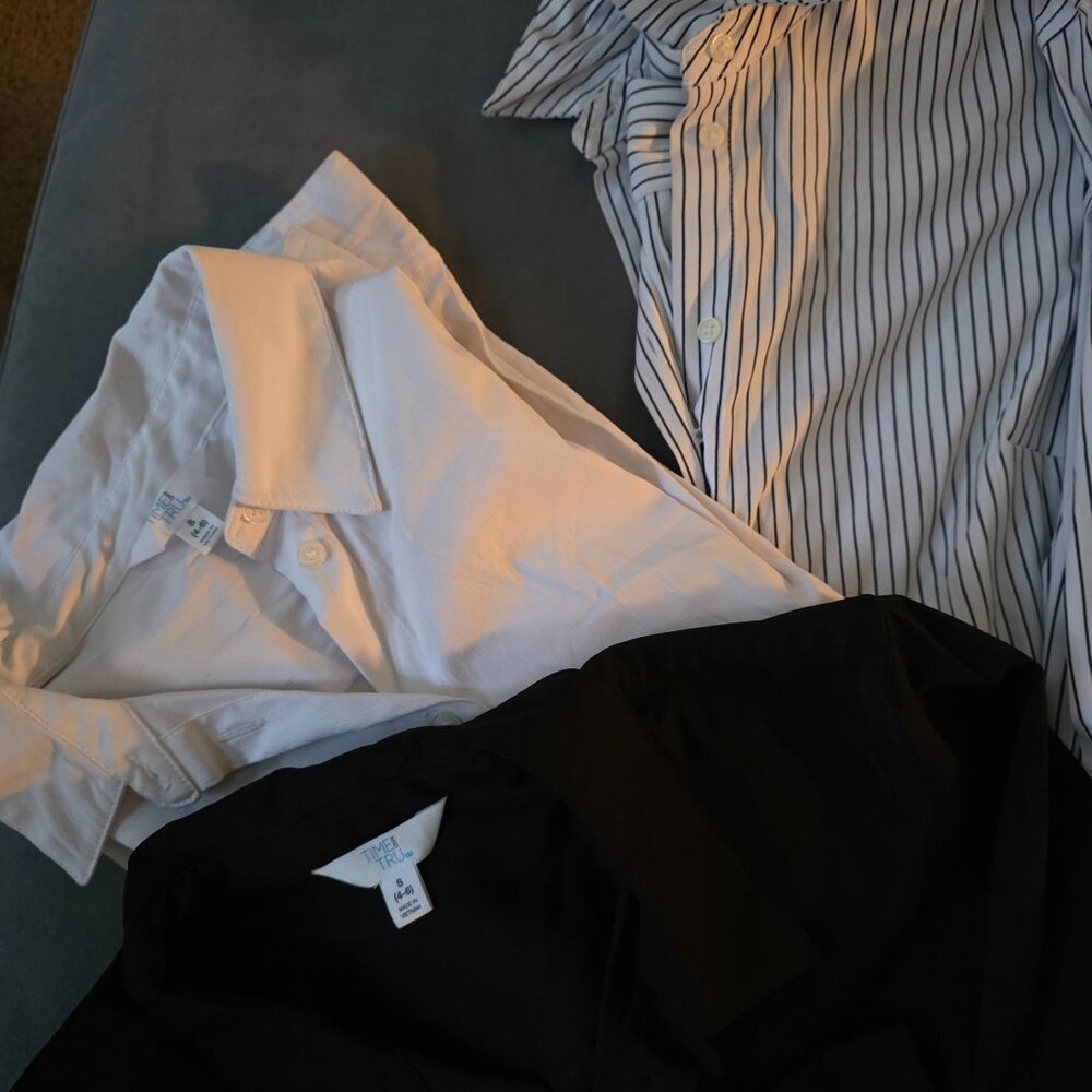3- TIme AND Tru Dress Shirts